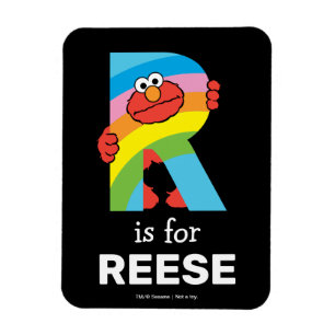 Magnet Flexible Alphabet d'Elmo Arc-en-ciel R