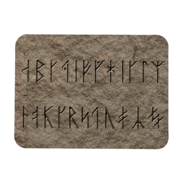 Magnet Flexible Alphabet viking (Horizontal)