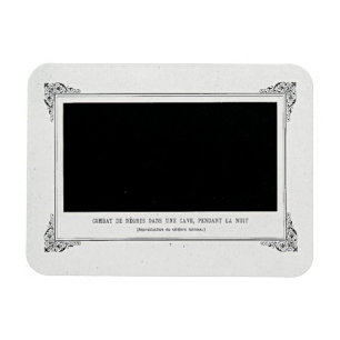 Magnet Flexible Alphonse Allais, April Fools, Noir, Art Abstrait