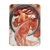 Alphonse Mucha Dance 1898 Art Nouveau Vintage