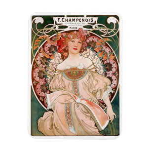 Magnet Flexible Alphonse Mucha F. Champenois