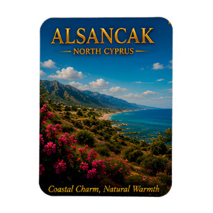 Magnet Flexible Alsancak Nord Chypre Voyage Naturel sur la Côte