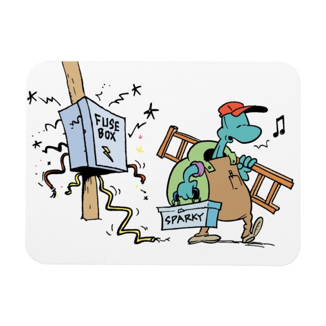 Magnet Flexible Amande électrique de tortue de marais (Horizontal)