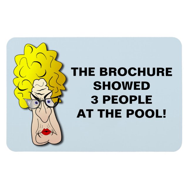 Magnet Flexible Amant de porte Cabine de croisière amusant - Broch (Horizontal)