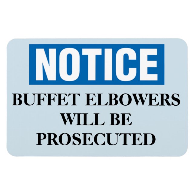 Magnet Flexible Amant de porte Cabine de croisière amusant - Buffe (Horizontal)