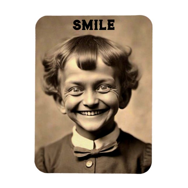 Magnet Flexible Amant drôle "sourire" (Vertical)