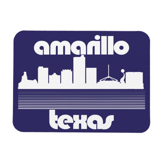 Magnet Flexible Amarillo Texas (Horizontal)