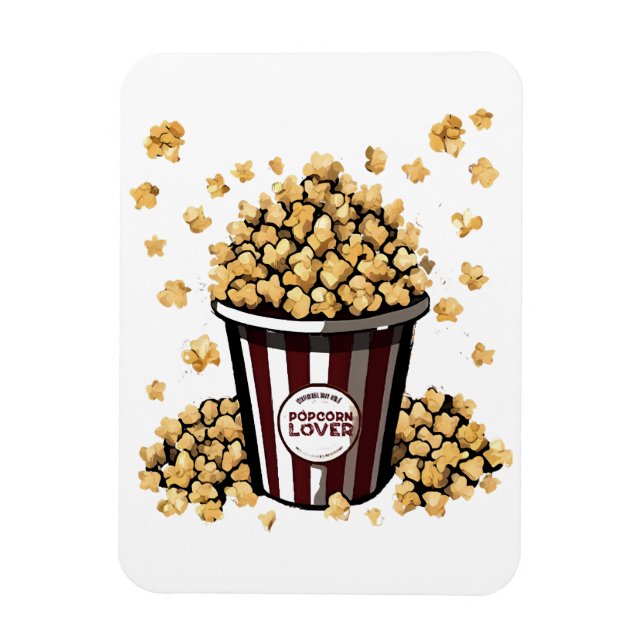 Magnet Flexible Amateur de pop-corn (Vertical)