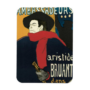 Magnet Flexible Ambassadeurs : Artistide Bruant par Toulouse