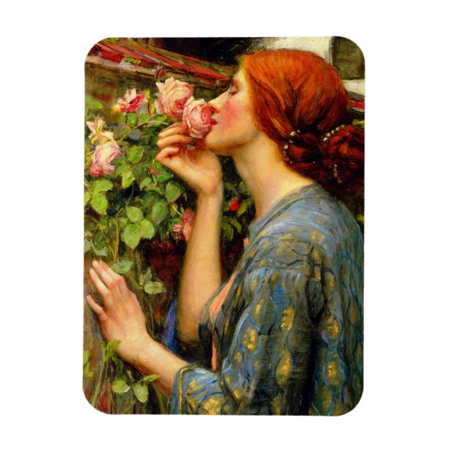 Magnet Flexible Âme de la rose John William Waterhouse (Vertical)