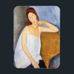 Magnet Flexible Amedeo Modigliani - Jeanne Hebuterne<br><div class="desc">Jeanne Hebuterne - Amedeo Modigliani,  Huile sur toile,  1919</div>