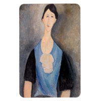 Amedeo Modigliani - Jeune femme en bleu