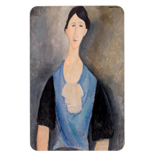 Magnet Flexible Amedeo Modigliani - Jeune femme en bleu
