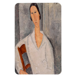 Magnet Flexible Amedeo Modigliani - Madame Hanka Zborowska Leaning