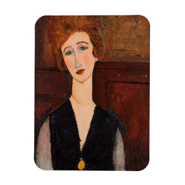 Magnet Flexible Amedeo Modigliani - Portrait d'une femme (Vertical)