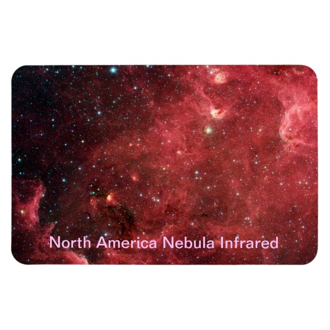 Magnet Flexible Amérique du Nord Nebula Infrarouge (Horizontal)