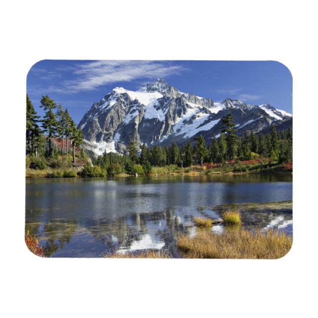 Magnet Flexible Amérique du Nord, Washington, Cascades. Mont Shuks (Horizontal)