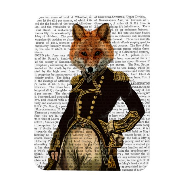 Magnet Flexible Amiral Fox Full (Vertical)