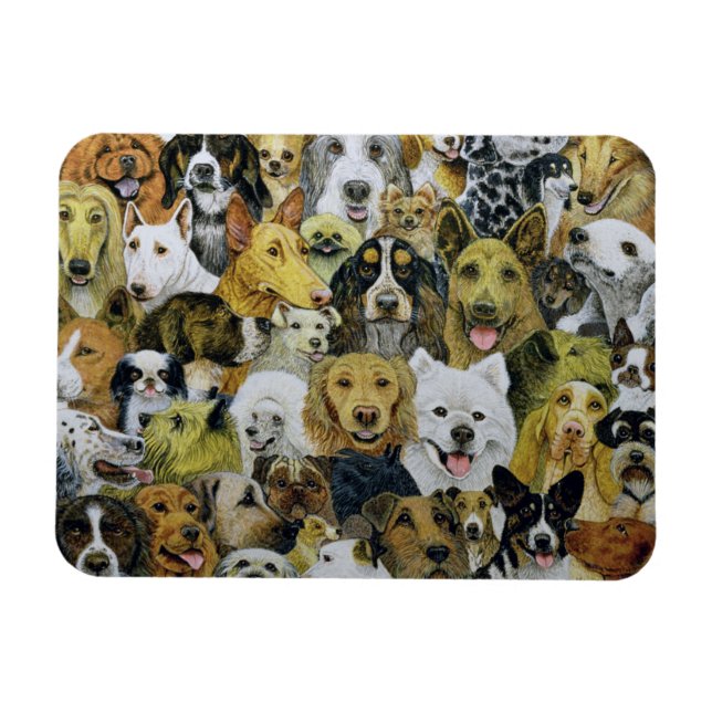 Magnet Flexible Amis de chien (Horizontal)
