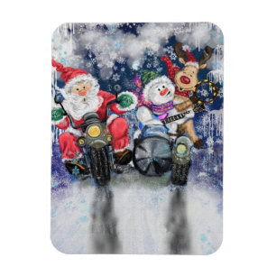 Magnet Flexible Amis de Noël heureux - Amusants