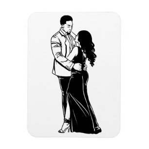 Magnet Flexible Amour Couple Hug Mari Épouse Femme Petit ami Giram