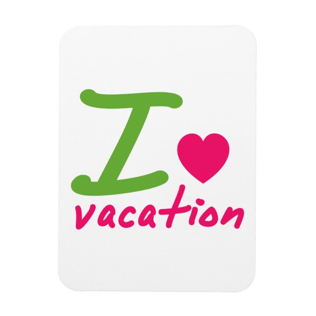 Magnet Flexible Amour vacances (Vertical)