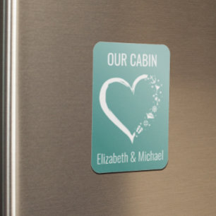 Magnet Flexible Amoureux du coeur de la porte de croisière personn