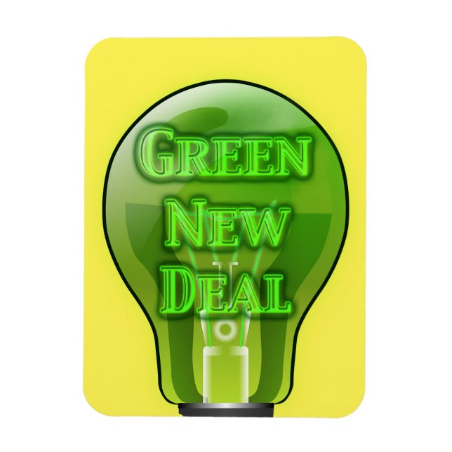 Magnet Flexible Ampoule verte New Deal (Vertical)