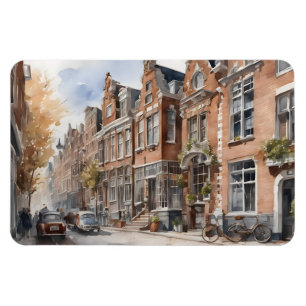 Magnet Flexible Amsterdam aquarelle