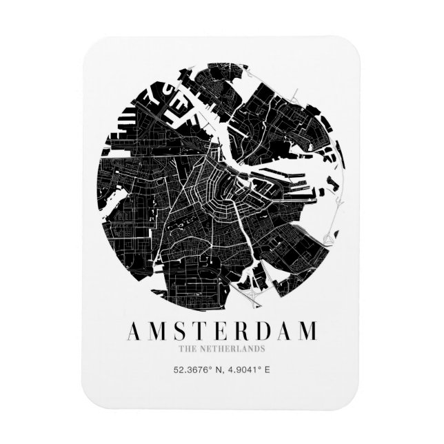 Magnet Flexible Amsterdam Citymap (Vertical)