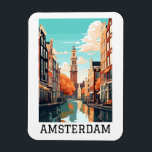 Magnet Flexible Amsterdam Pays-Bas Canal Travel<br><div class="desc">Découvrez ce magnifique Photo Magnet qui présente l'architecture unique de la capitale hollandaise Amsterdam,  Pays-Bas. Fait un grand souvenir et un cadeau de voyage pour chaque touriste. Faites votre propre et achetez maintenant</div>