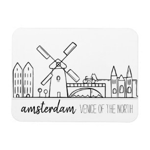 Magnet Flexible Amsterdam Skyline