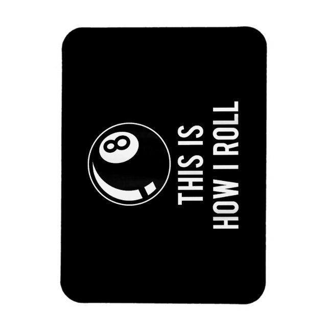 Magnet Flexible Amusant Billard Design Pour Les Joueurs De Billard (Vertical)