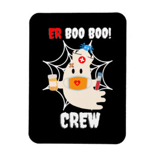 Magnet Flexible Amusante ER Boo Boo Infirmière d'équipage Hallowee