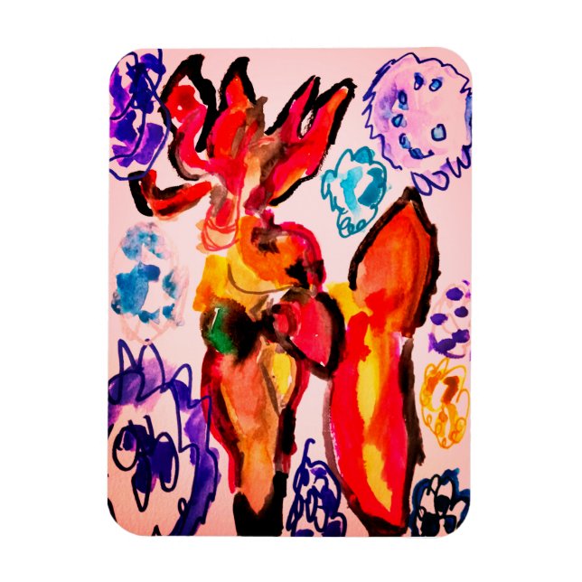Magnet Flexible Amusement de cerf d'hiver (Vertical)
