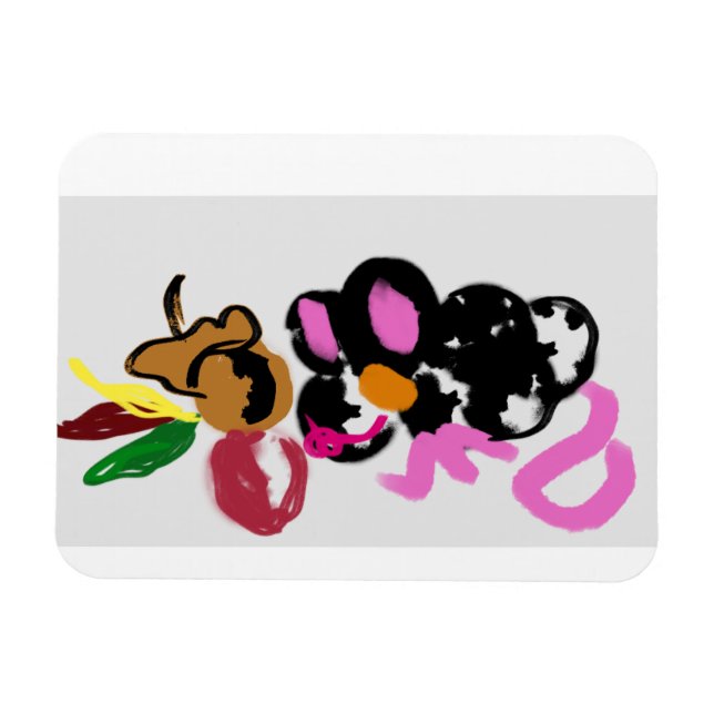 Magnet Flexible Amusement de la souris (Horizontal)