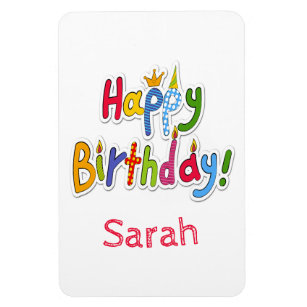 Articles Joyeux Anniversaire Sarah De Maison Decoration Zazzle Fr