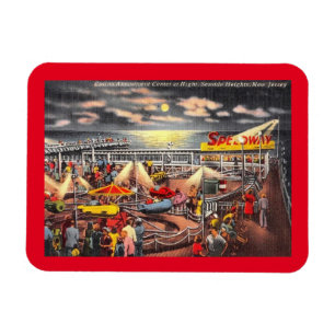 Magnet Flexible Amusements, tailles de bord de la mer, cru de New