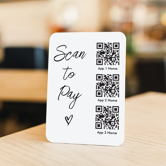 Magnet Flexible Analyser le code QR pour payer pour le paiement nu (Créateur téléchargé)