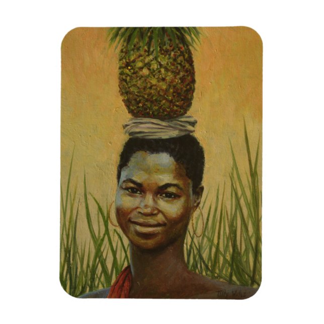 Magnet Flexible Ananas Girl 2004 (Vertical)
