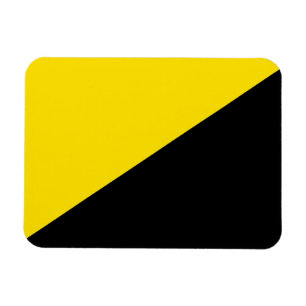Magnet Flexible Anarcho capitalisme drapeau anarchie symbole jaune
