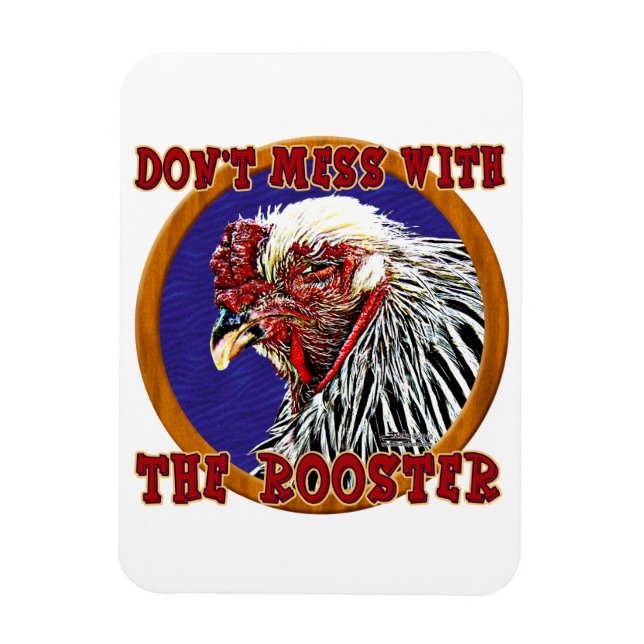 Magnet Flexible Ancien Rooster (Vertical)