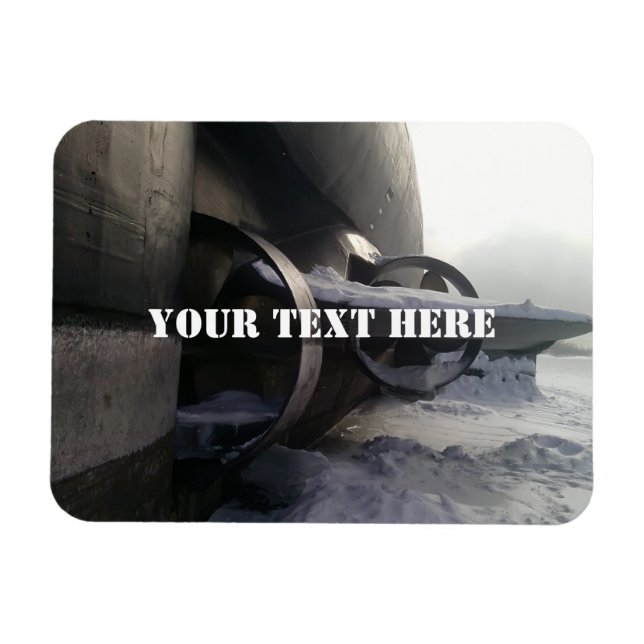 Magnet Flexible Ancien sous-marin (Horizontal)