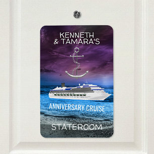 Magnet Flexible Ancre Cruise Stateroom Porte Marker Anniversaire