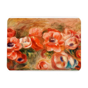 Magnet Flexible Anémones de Renoir Impressionniste Peinture