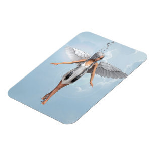 Magnet Flexible Ange blanc