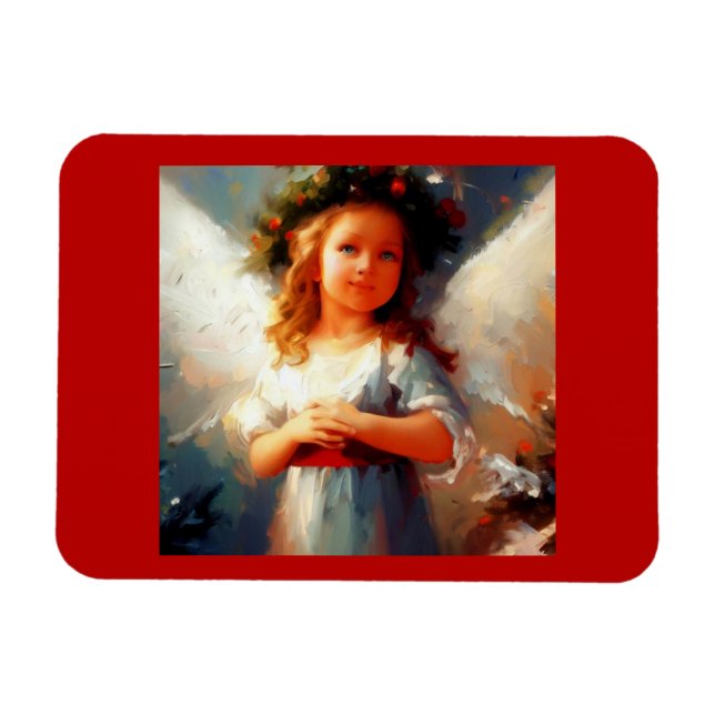 Magnet Flexible Ange de Noël 1 (Horizontal)