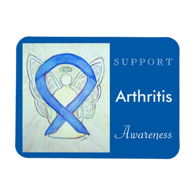 Magnet Flexible Ange de sensibilisation à l'arthrite Aimant person (Horizontal)