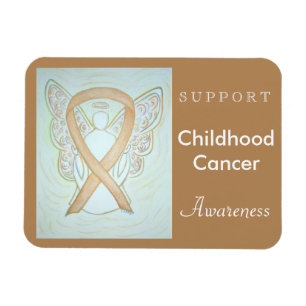 Magnet Flexible Ange de sensibilisation au cancer de l'enfance Aim