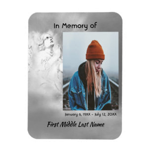 Magnet Flexible Ange du ciel et des nuages souvenir commémoratif
